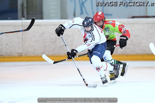 2018-04-27 Torneo Aosta 1866 Hockey Milano Rossoblu U15-Valpellice - Michelangelo Romano